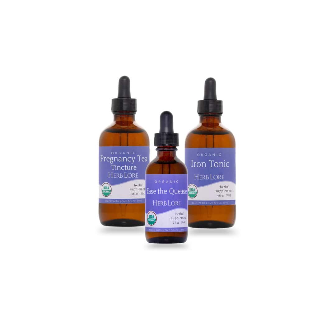 First Trimester Herbal Tincture Bundle for Pregnancy