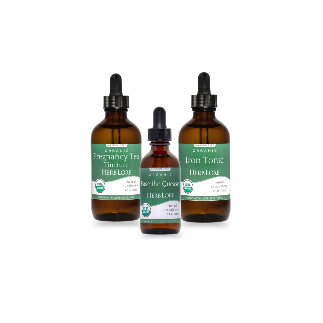 First Trimester Herbal Tincture Bundle for Pregnancy