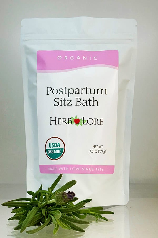 Postpartum Sitz Bath Herbs - Certified Organic